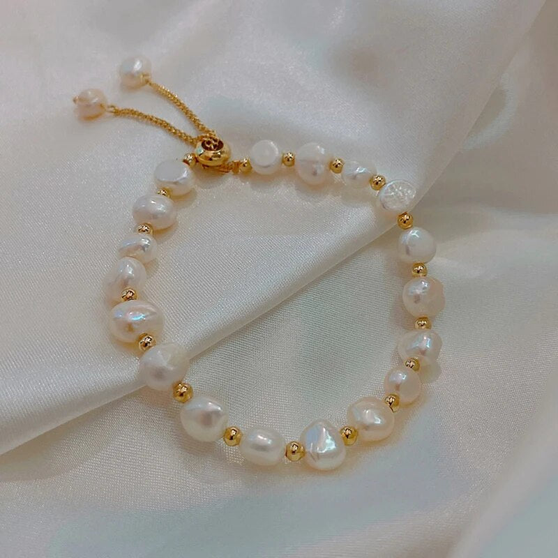 Pulseira de Pérolas Naturais