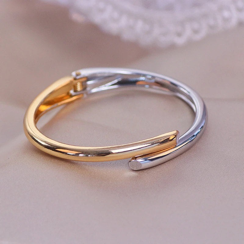 Pulseira Duo Prata e Dourado