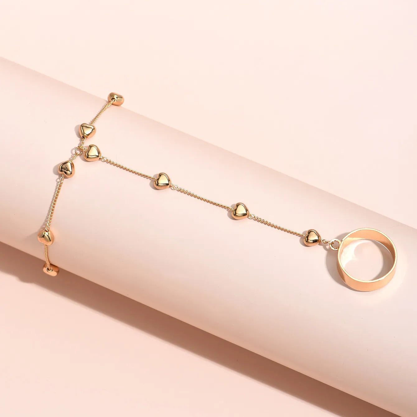 Pulseira Jade Dourada Minimalista