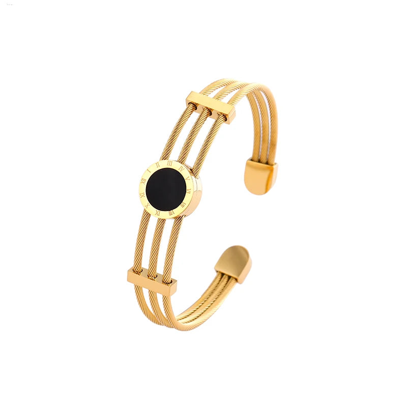 Bracelete com Detalhes em Número Romano