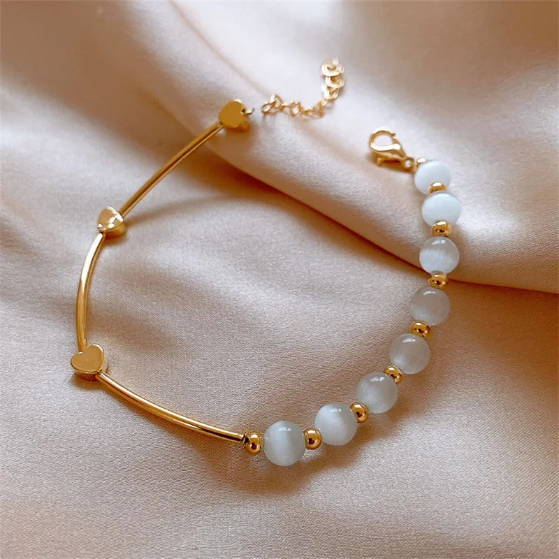 Pulseira com Detalhes em Coração