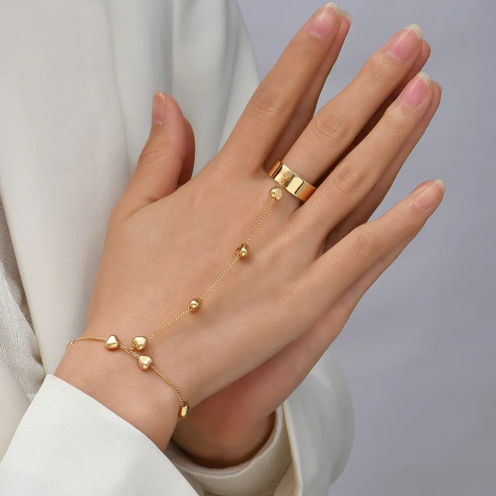 Pulseira Jade Dourada Minimalista