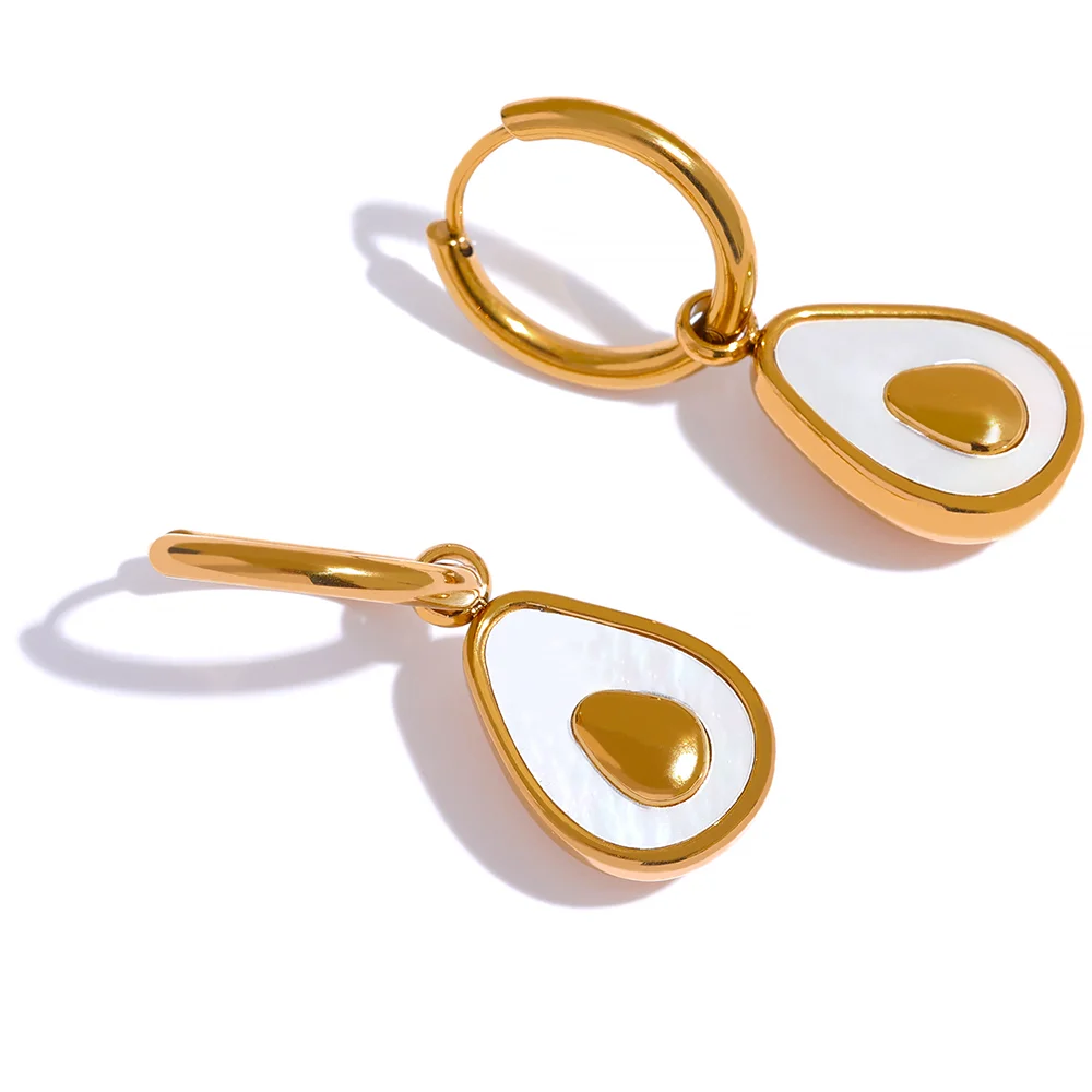 Brinco Gota Banhado a Ouro 18k