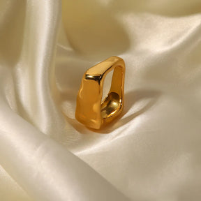 Anel Feminino Quadrado