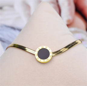 Conjunto Colar e Brincos Números Romanos