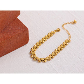Pulseira Moderna Elegante Banhada a Ouro 18k