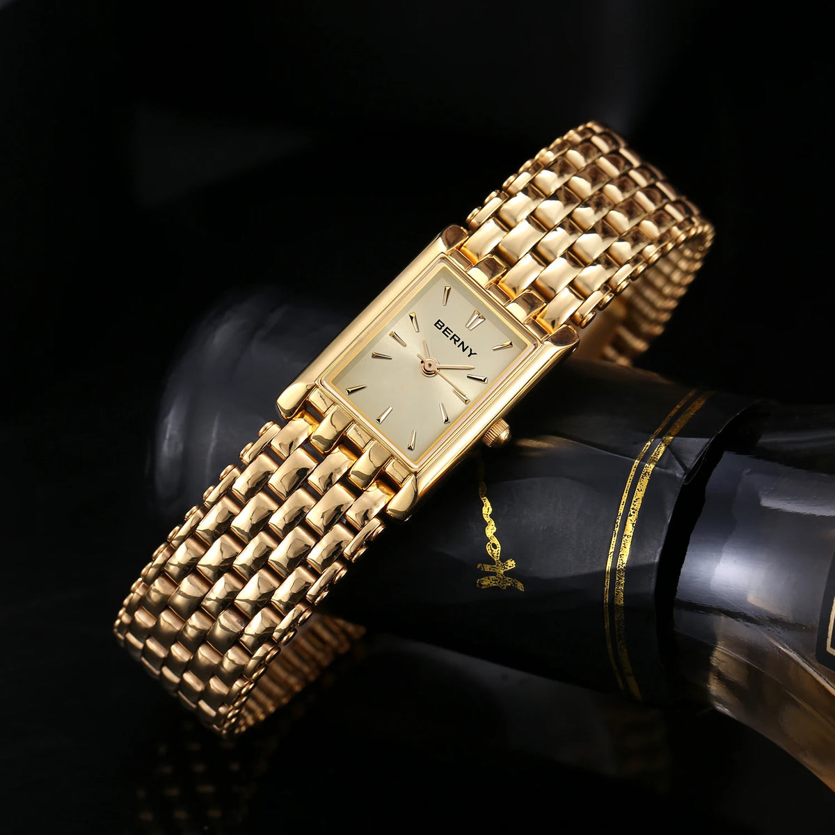 Relógio Feminino Minimalista Gold