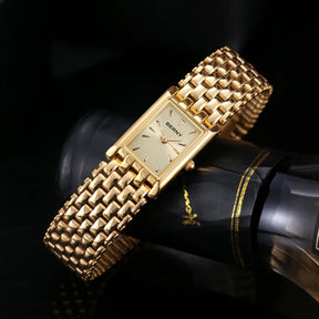 Relógio Feminino Minimalista Gold