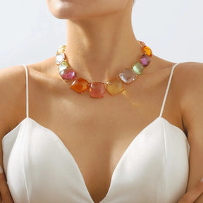 Conjunto Colar e Brinco Boho