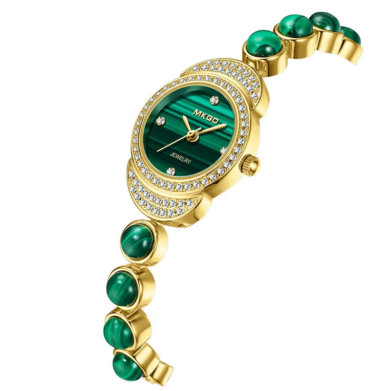 Relógio Feminino OZ com detalhes em Zircônia