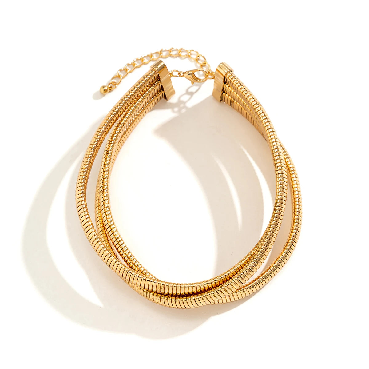 Colar Feminino Triplo Cruzado