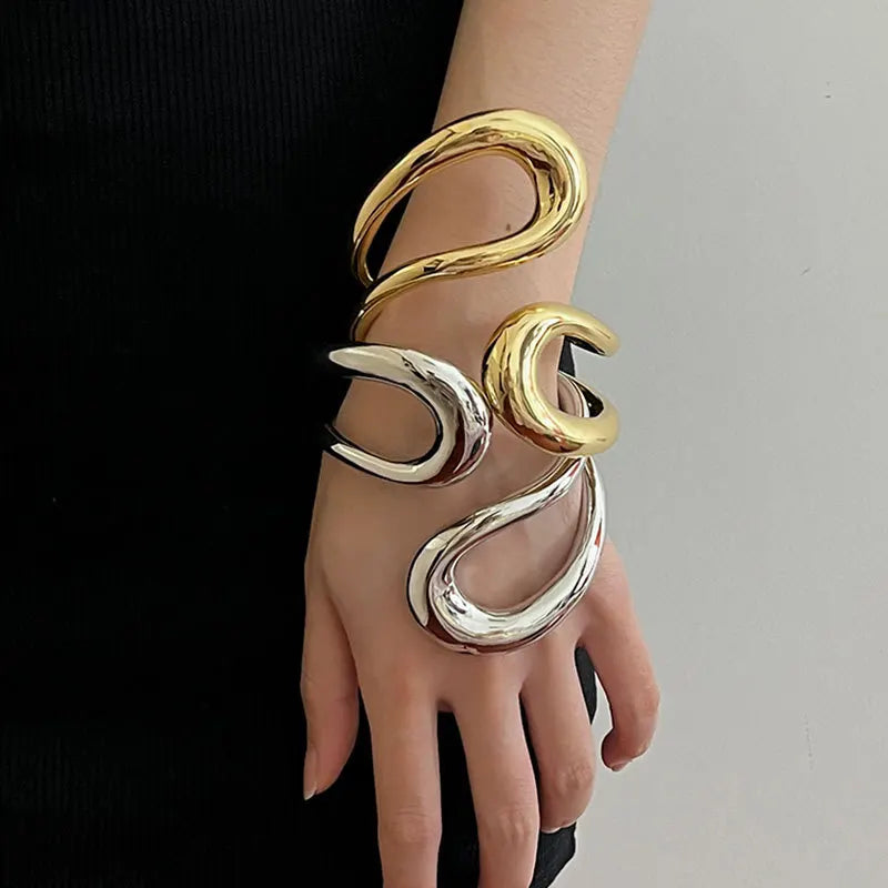 Bracelete Orgânico Geométrico