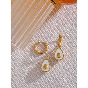 Brinco Gota Banhado a Ouro 18k