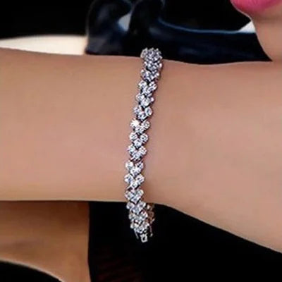 Pulseira Prata Cravejada