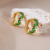 Brincos Cravejados com Zircônias