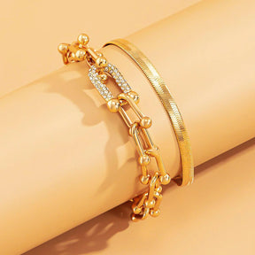 Pulseira com Detalhes em Corrente