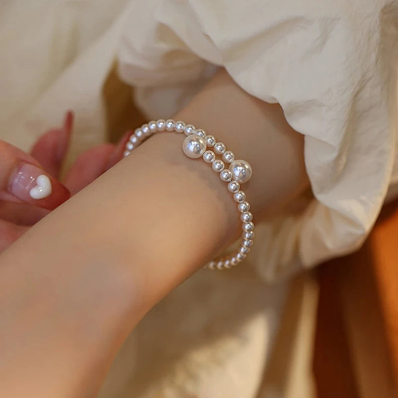 Pulseira de Pérolas D'água