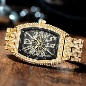 Relógio Bling Cravejado com Zircônia