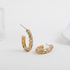 Brinco Argola com Zircônia