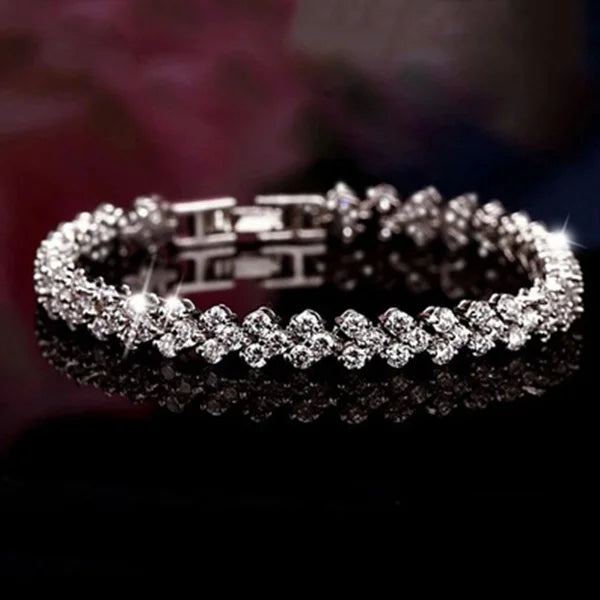 Pulseira Prata Cravejada