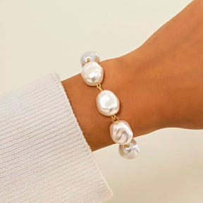 Pulseira Pérolas Orgânicas