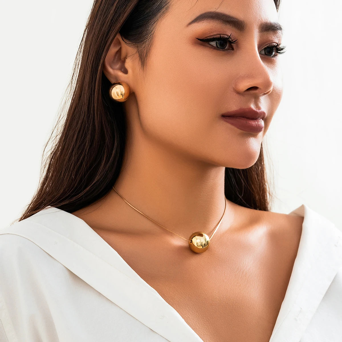 Conjunto Colar e Brincos Feminino